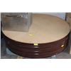 Image 1 : 10-5' ROUND BANQUET TABLE-TOPS ONLY