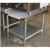 Image 1 : ME#9, 30"X24" S/S EQUIPMENT STAND WITH GALVANIZED