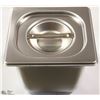 Image 1 : ME#17 S/S FOOD PAN ONE FOURTH SIZE 6" DEEP W/ LID