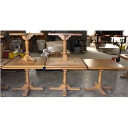 ME#21 36"WOODEN RESTAURANT SQUARE TABLES