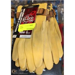 4 PAIRS OF WELDING UTILITY GLOVES SIZE S