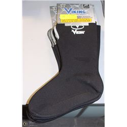 SET OF 3 SIZE 8-9 NEOPRENE SOCKS