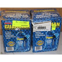 LOT OF 2 TWO TONNE MULTI PURPOSE HYDRAULIC JACKS