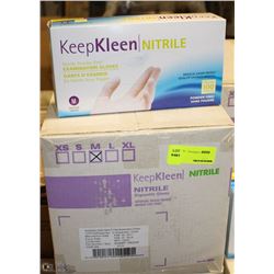 NITRILE DISPOSABLE GLOVES POWDER FREE SIZE MEDIUM