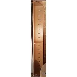 WOODEN COAT RACK, 8'W X 16"D