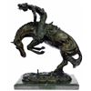 Image 1 : "Rattle Snake" Cowboy Western Bronze Sculpture