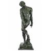 Image 1 : A Cast Bronze Sculpture, Adam, By Auguste Rodin Special Patina 3 Feet Tall Decor