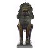 Image 1 : Chinese Guardian Lion Foo Dog Bronze Sculpture Marble Statue Figure