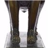 Image 2 : Chinese Guardian Lion Foo Dog Bronze Sculpture Marble Statue Figure