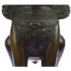 Image 3 : Chinese Guardian Lion Foo Dog Bronze Sculpture Marble Statue Figure