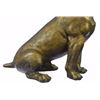 Image 2 : Dog Bronze Statue Décor on marble base