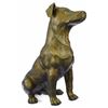 Image 8 : Dog Bronze Statue Décor on marble base