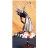 Image 2 : Egyptian Dancer Bronze Sculpture on a marble base