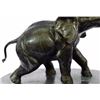 Image 2 : Elephant bronze sculpture on marble base