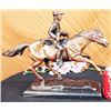 Image 5 : French Soldier On Horse Bronze Sculptur on marble base