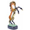 Image 3 : Horse Bronze Statue on Marble base color patina