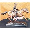 Image 6 : Signed Pj Mene French Soldier On Horse Bronze Marble Sculpture Statue Figure