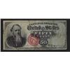 Image 1 : 1863 Fifty Cents Fourth Issue Fractional Note