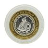 Image 1 : .999 Silver Aladdin Resort Casino Las Vegas, NV $10 Limited Edition Gaming Token