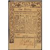 Image 1 : 1786 Rhode Island One Shilling Colonial Currency Note