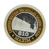 Image 1 : .999 Silver Maxim Hotel & Casino Las Vegas, NV $10 Limited Edition Gaming Token