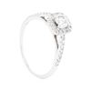 Image 4 : 14KT White Gold Ladies 0.75ct Diamond Ring