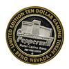 Image 2 : .999 Silver Peppermill Hotel Casino Reno, NV $10 Casino Limited Edition Gaming T