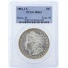 Image 1 : 1893-CC $1 Morgan Silver Dollar Coin PCGS MS62