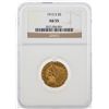 Image 1 : 1913-S $5 Indian Head Half Eagle Gold Coin NGC AU55