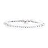 Image 1 : 14KT White Gold Ladies 2.10ct Diamond Bracelet