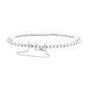Image 2 : 14KT White Gold Ladies 2.10ct Diamond Bracelet