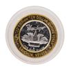 Image 2 : .999 Silver Flamingo Laughlin, Nevada $10 Casino Limited Edition Gaming Token