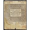 Image 2 : June 19, 1776 Connecticut Nine Pence Colonial Currency Note