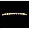 Image 1 : 14KT Yellow Gold 5.87ctw Diamond Tennis Bracelet