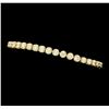 Image 2 : 14KT Yellow Gold 5.87ctw Diamond Tennis Bracelet