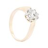 Image 3 : 14KT Rose and White Gold Ladies 0.94ct Diamond  Ring
