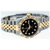 Image 2 : Rolex Mens Two Tone 18KT Yellow Gold Diamond Datejust Wristwatch