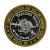 Image 1 : .999 Silver Treasure Island Las Vegas $10 Casino Limited Edition Gaming Token
