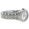 Image 2 : Rolex Ladies Stainless Steel 0.70ctw Diamond Datejust Wristwatch