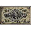 Image 1 : 1863 Ten Cents Third Issue Fractional Currency Note