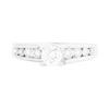 Image 1 : 14KT White Gold Ladies 0.77ctw Diamond Ring