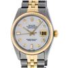 Image 1 : Rolex Men's Two Tone 14KT Yellow Gold Diamond Datejust Wristwatch