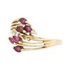 Image 2 : 14KT Yellow Gold 0.30ctw Ruby and Diamond Ring