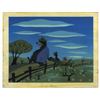 Image 1 : Disney Original Concept Painting From 1946 for ''Song of the South'' by Mary Blair -- Measures 13.5'