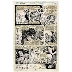 X-Men Comic Strip, Issue #2 Hand-Drawn by Jim Lee & Inked by Scott Williams -- Featuring Magneto, Pr