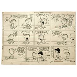 Very Early ''Peanuts'' Sunday Strip From 1953 -- Featuring Lucy & Linus