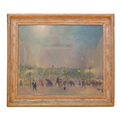 American Impressionist Johann Berthelsen Painting of New York City