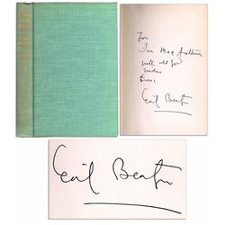 Cecil Beaton Signed First American Edition of His Book ''I Take Great Pleasure''