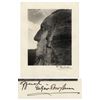 Image 1 : Scarce Mt. Rushmore Photograph Signed by Its Designer Gutzon Borglum  -- 10'' x 12.75''