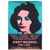 Image 1 : Andy Warhol Signed Poster of His Famous Elizabeth Taylor Masterpiece